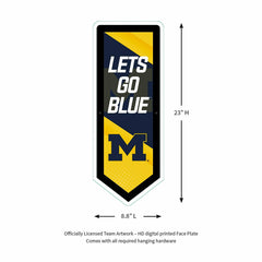 LED Wall Decor, Pennant, University Of Michigan, Collegiate, Home