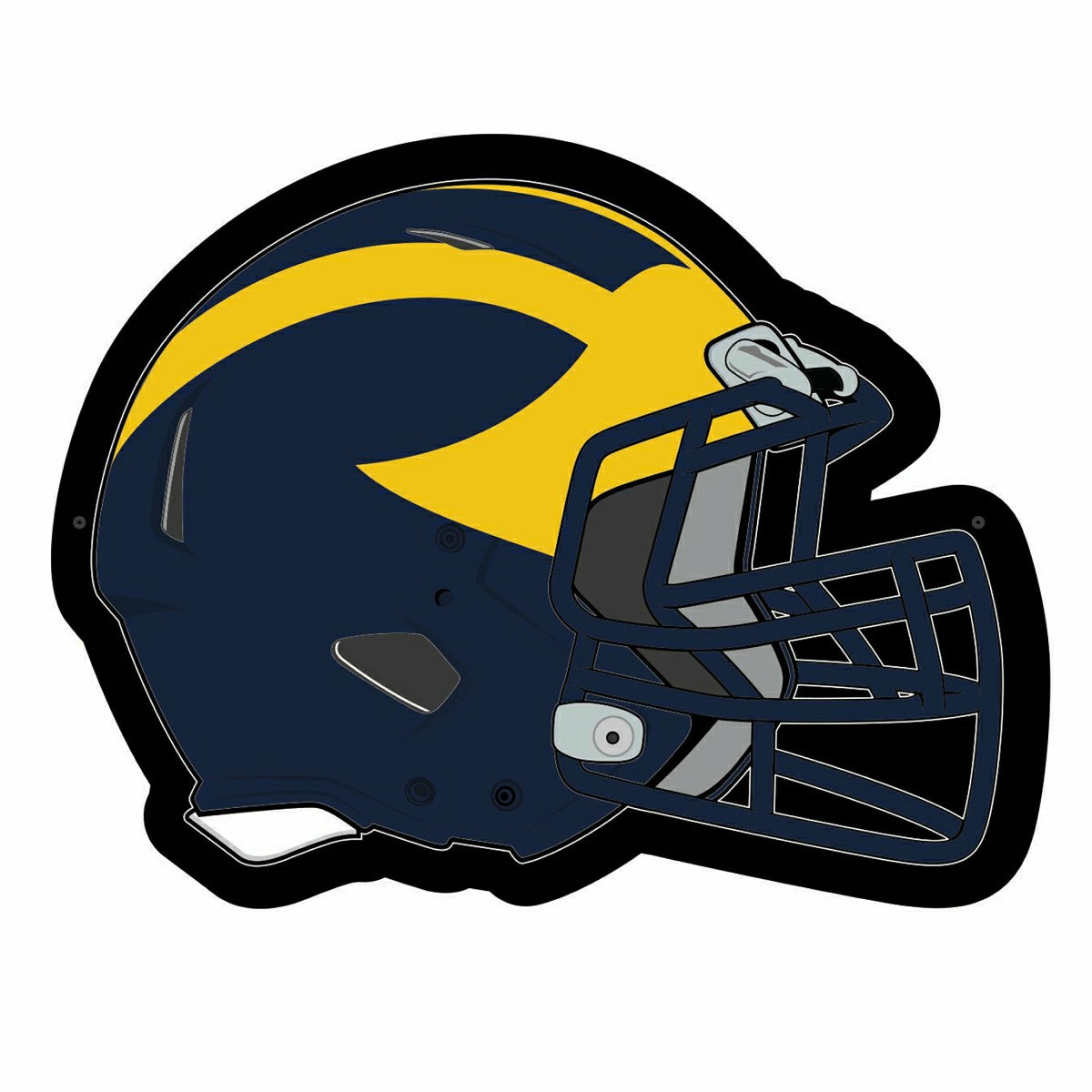 LED Wall Decor, Helmet, University Of Michigan, Collegiate, Home