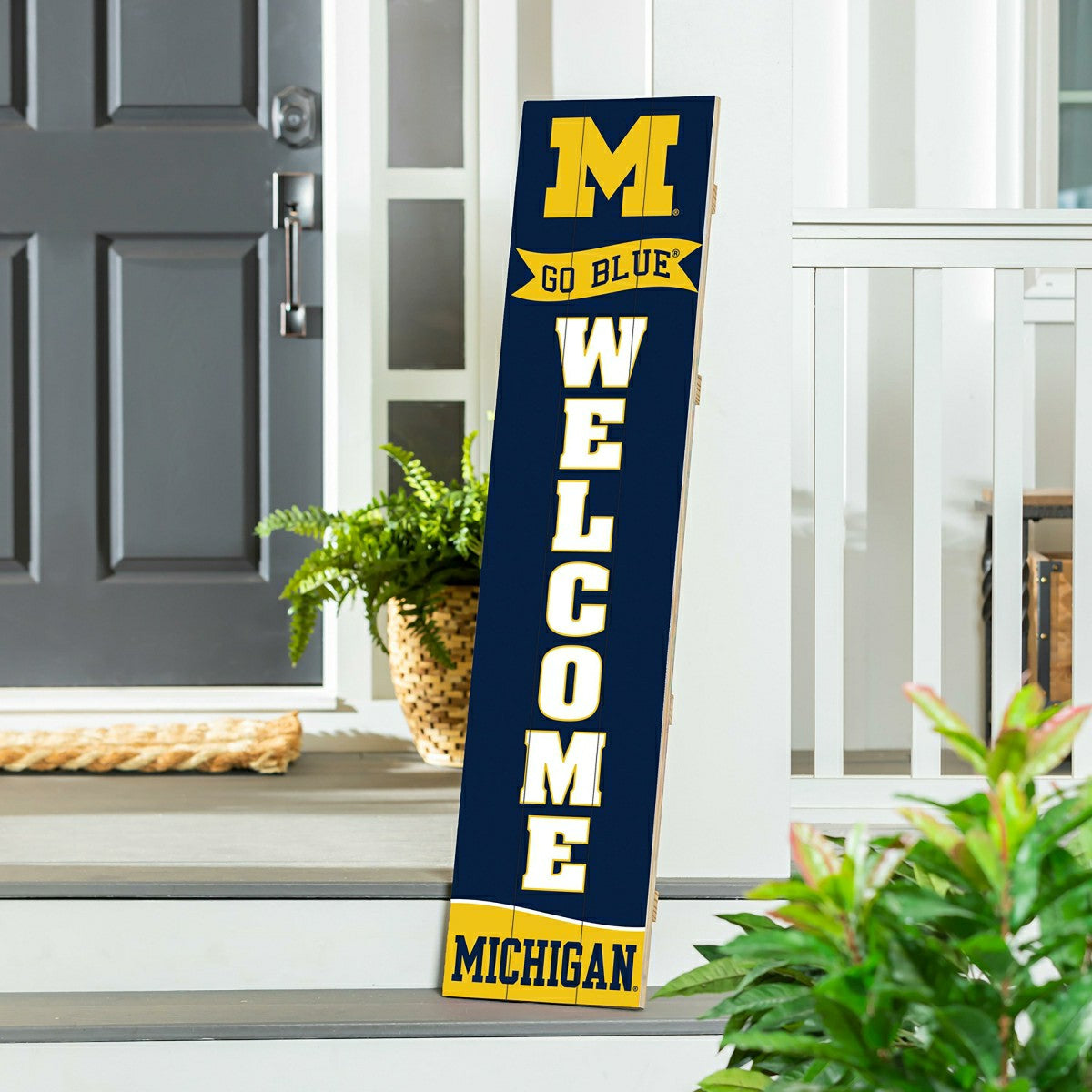 University Of Michigan Large Single Sided Leaner, 46", Collegiate, Home
