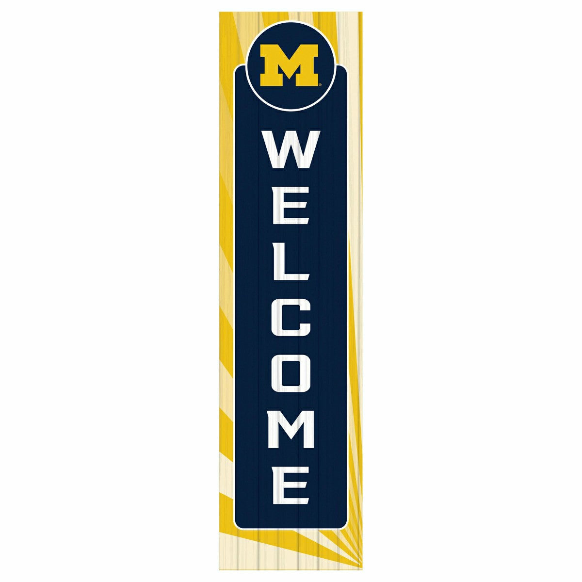 University Of Michigan Summer Seasonal Single Sided Large Leaner, 46", Collegiate, Home