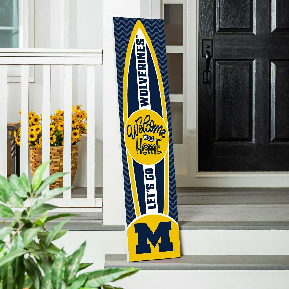 University Of Michigan Summer Seasonal Surfboard ECM Exclusive 47" Sin, Collegiate, Home