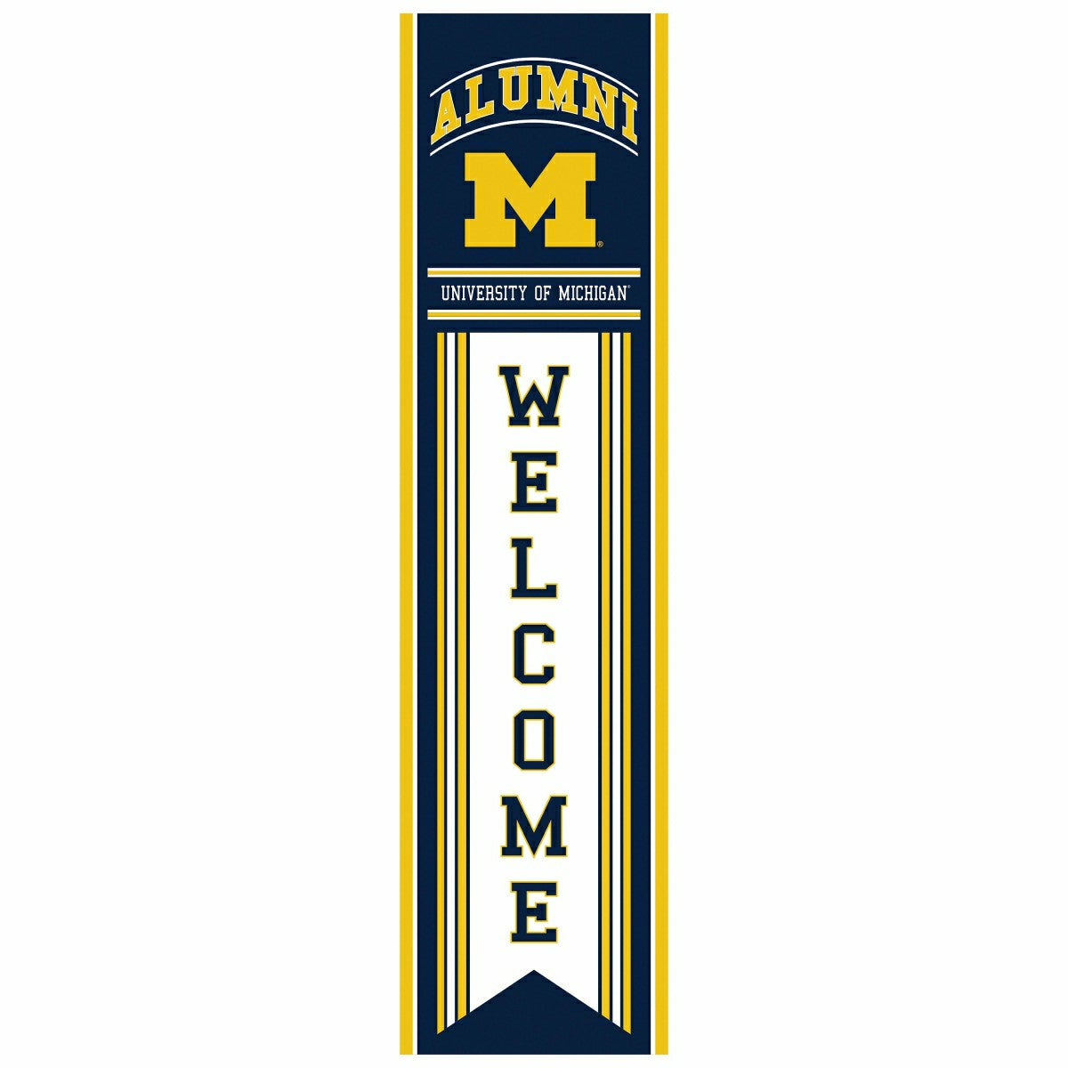 University Of Michigan Alumni Single Sided Large Leaner, 46", Collegiate, Home