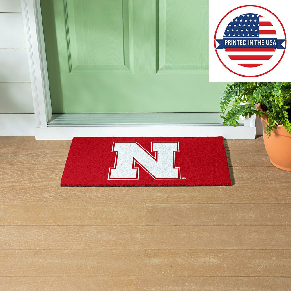 Full Color PVC Mat, 16" x 28", University of Nebraska, Collegiate