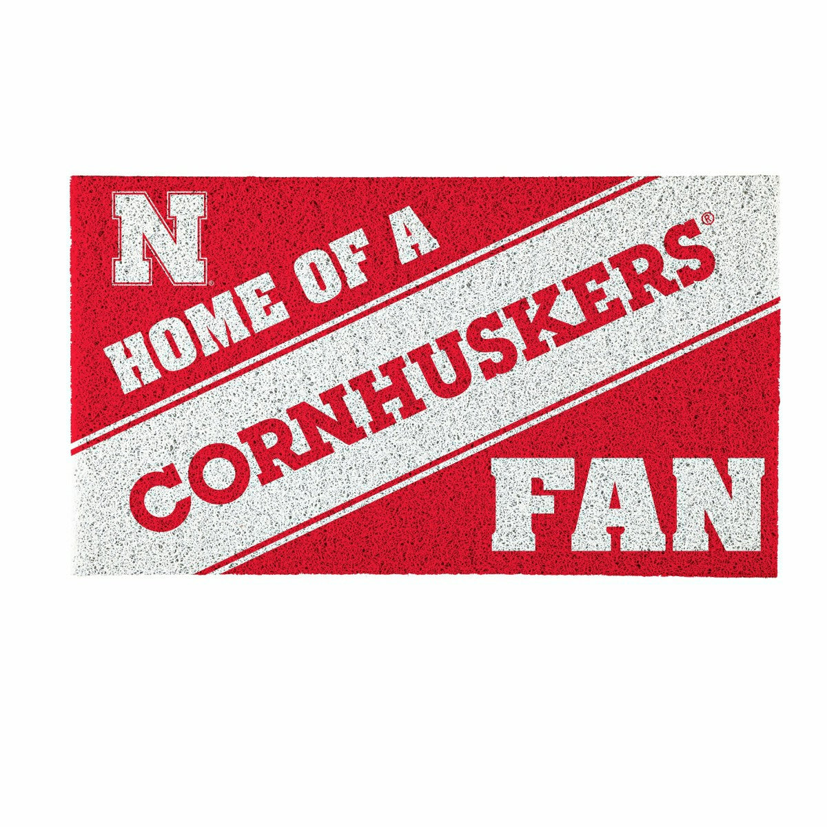 University of Nebraska, PVC Mat COLOR, Home of a Fan, Collegiate