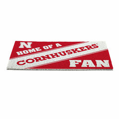 University of Nebraska, PVC Mat COLOR, Home of a Fan, Collegiate