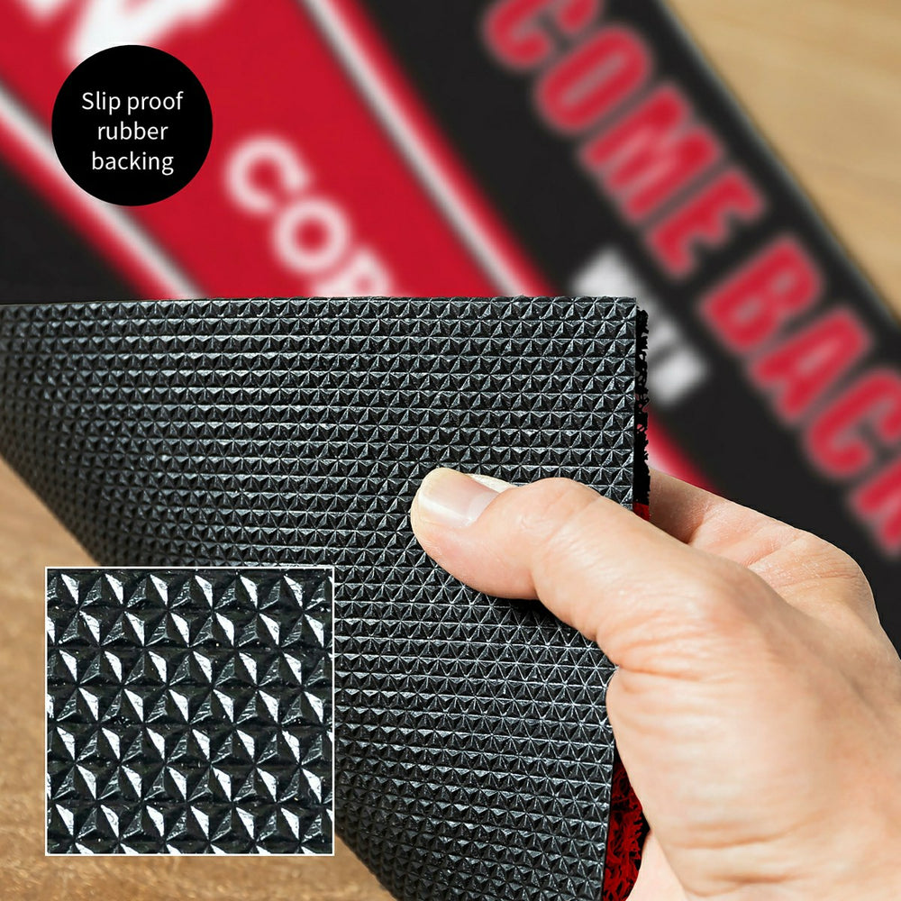 28" x 16" PVC Trapper Mat, Come Back with Tickets, University of Nebra, Collegiate