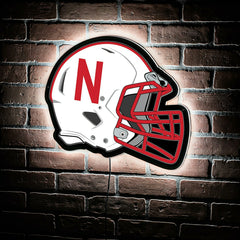LED Wall Decor, Helmet, University of Nebraska, Collegiate, Home