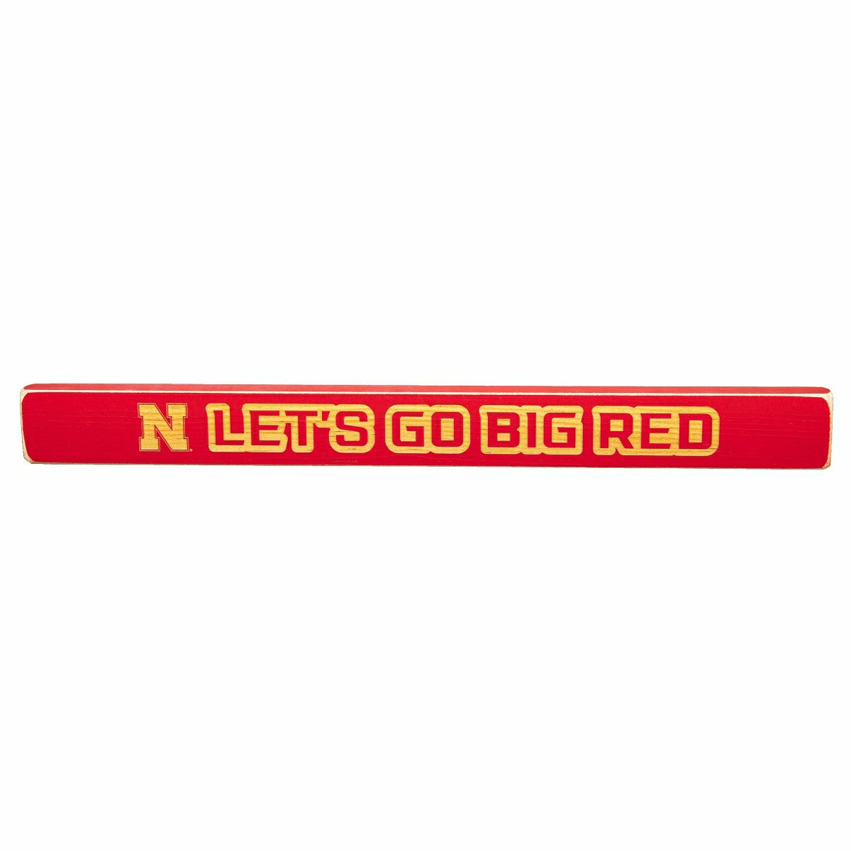 University of Nebraska Engraved Wood Sign, 1.5" x 18", Collegiate, Home