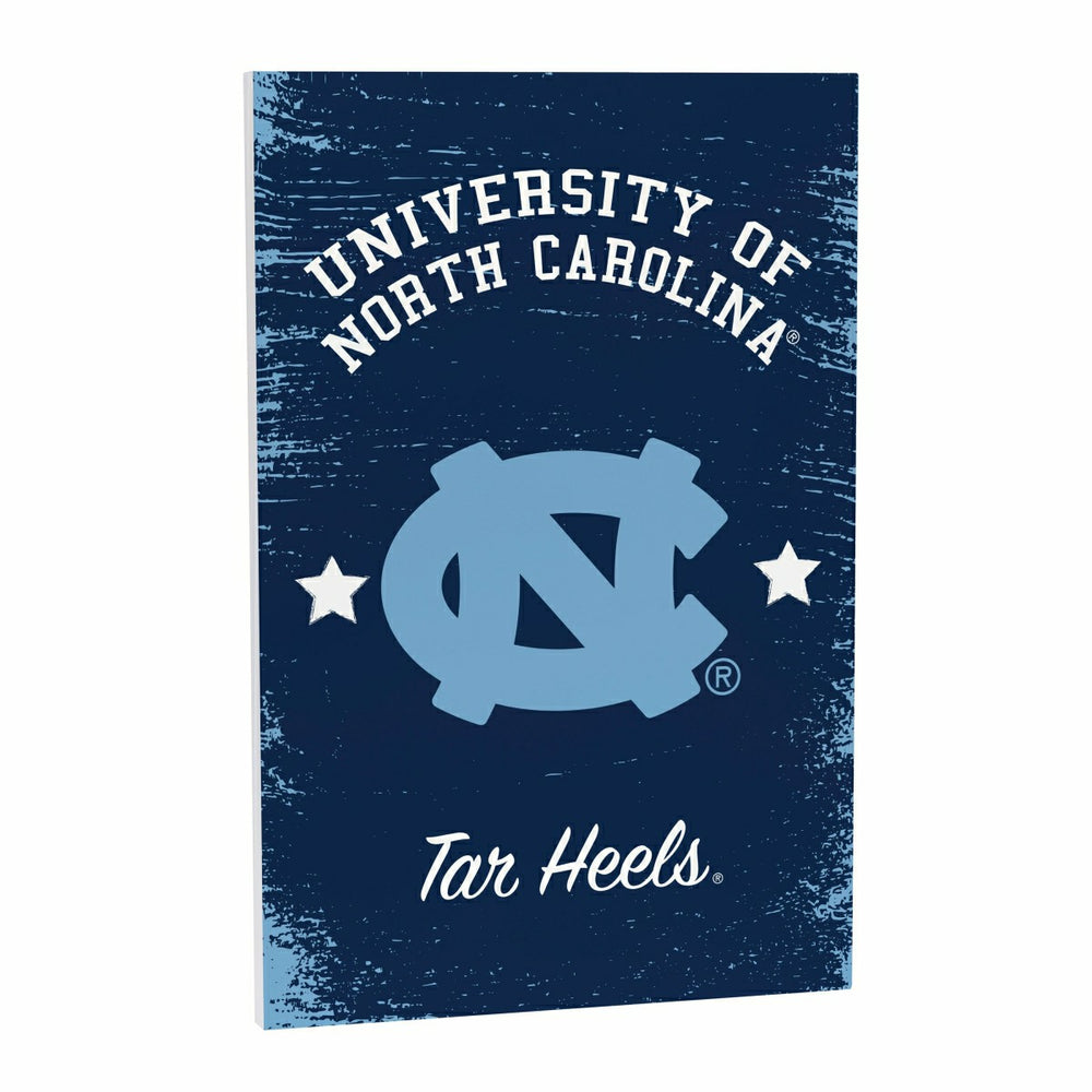 University of North Carolina Wood Wall Sign, 16x24, Collegiate, Home