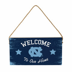 University of North Carolina Wood Wall Sign, 6x11, Collegiate, Home