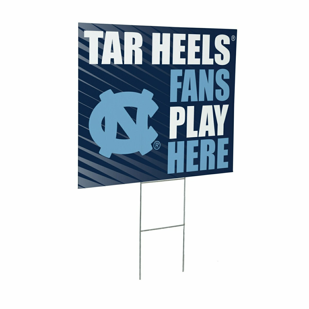 University of North Carolina Coroplast Yard Sign "Fans Play Here", Collegiate, Home