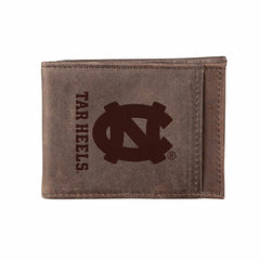 Front Pocket Wallet w/ RFID Blocking, University of North Carolina, Br, Collegiate, Home