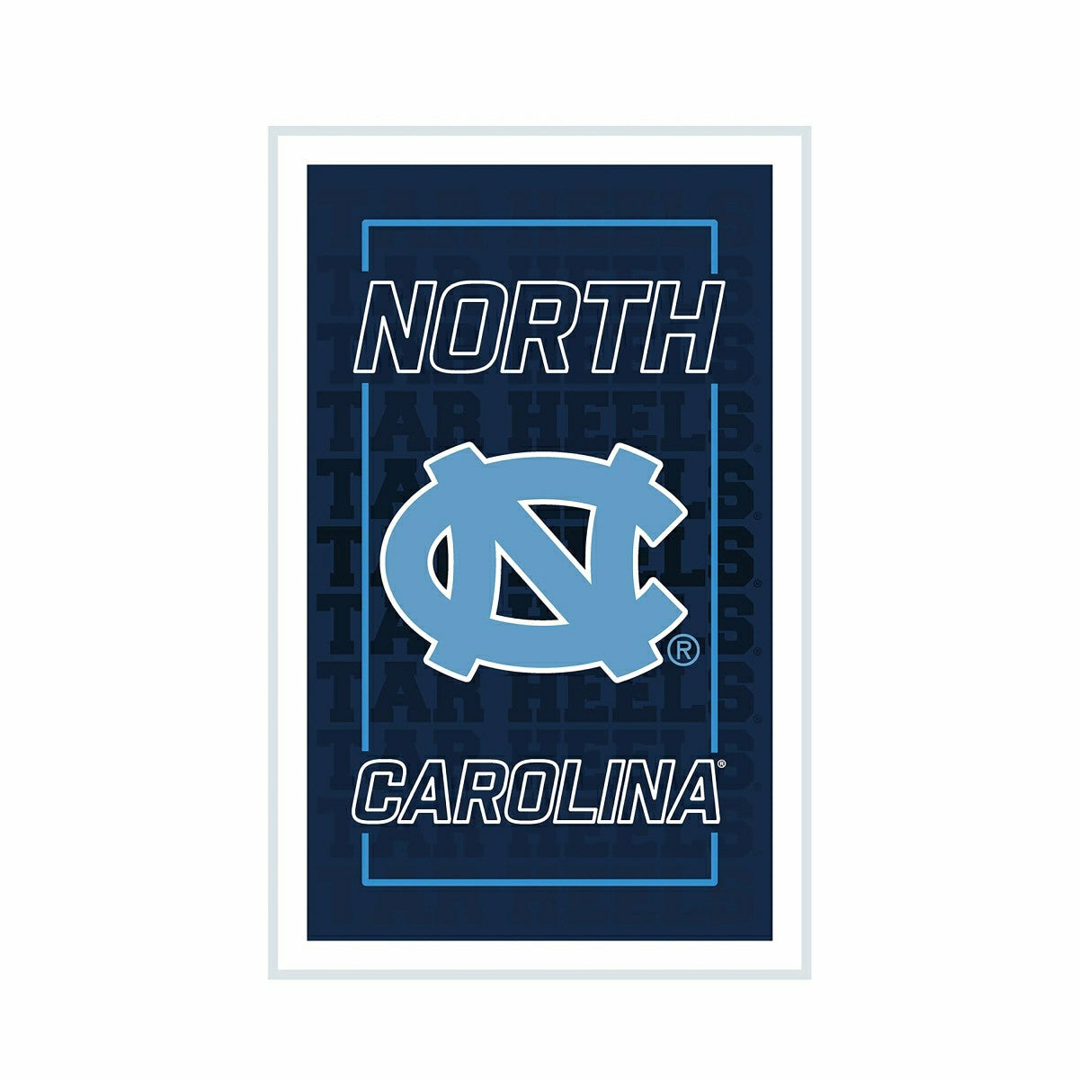University of North Carolina College Rectangle Neolite LED Decor, Collegiate, Home