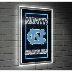 University of North Carolina College Rectangle Neolite LED Decor, Collegiate, Home