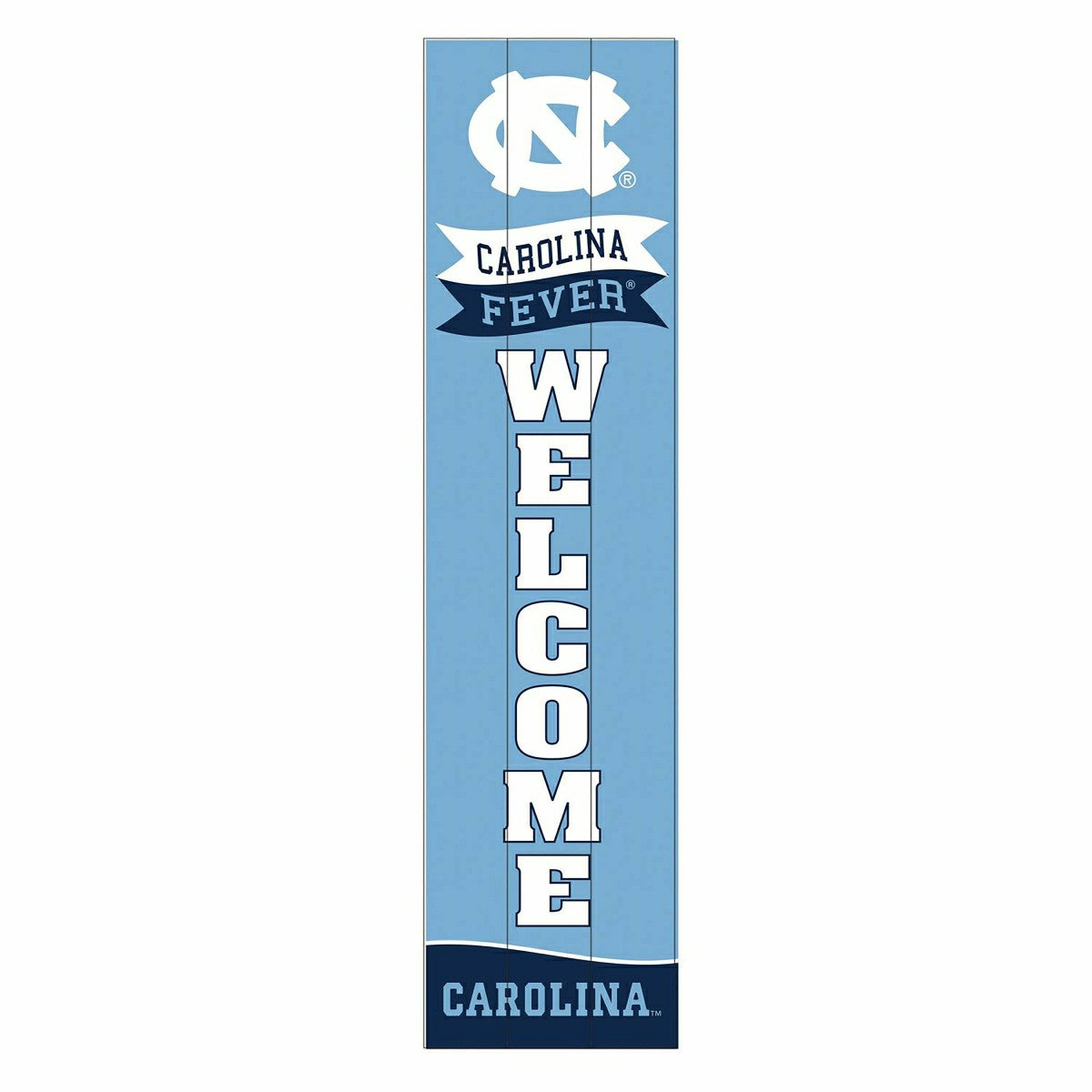 University of North Carolina Large Single Sided Leaner, 46", Collegiate, Home