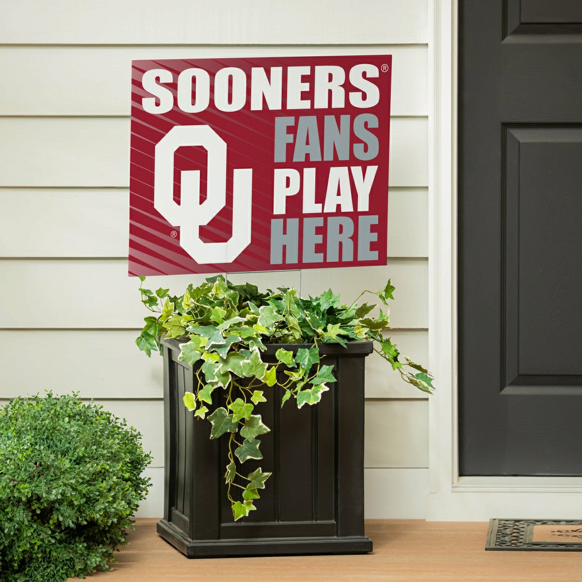 University of Oklahoma Coroplast Yard Sign "Fans Play Here", Collegiate, Home