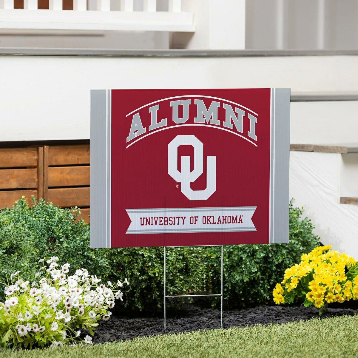 University of Oklahoma Coroplast Yard Sign Alumni, Collegiate, Home
