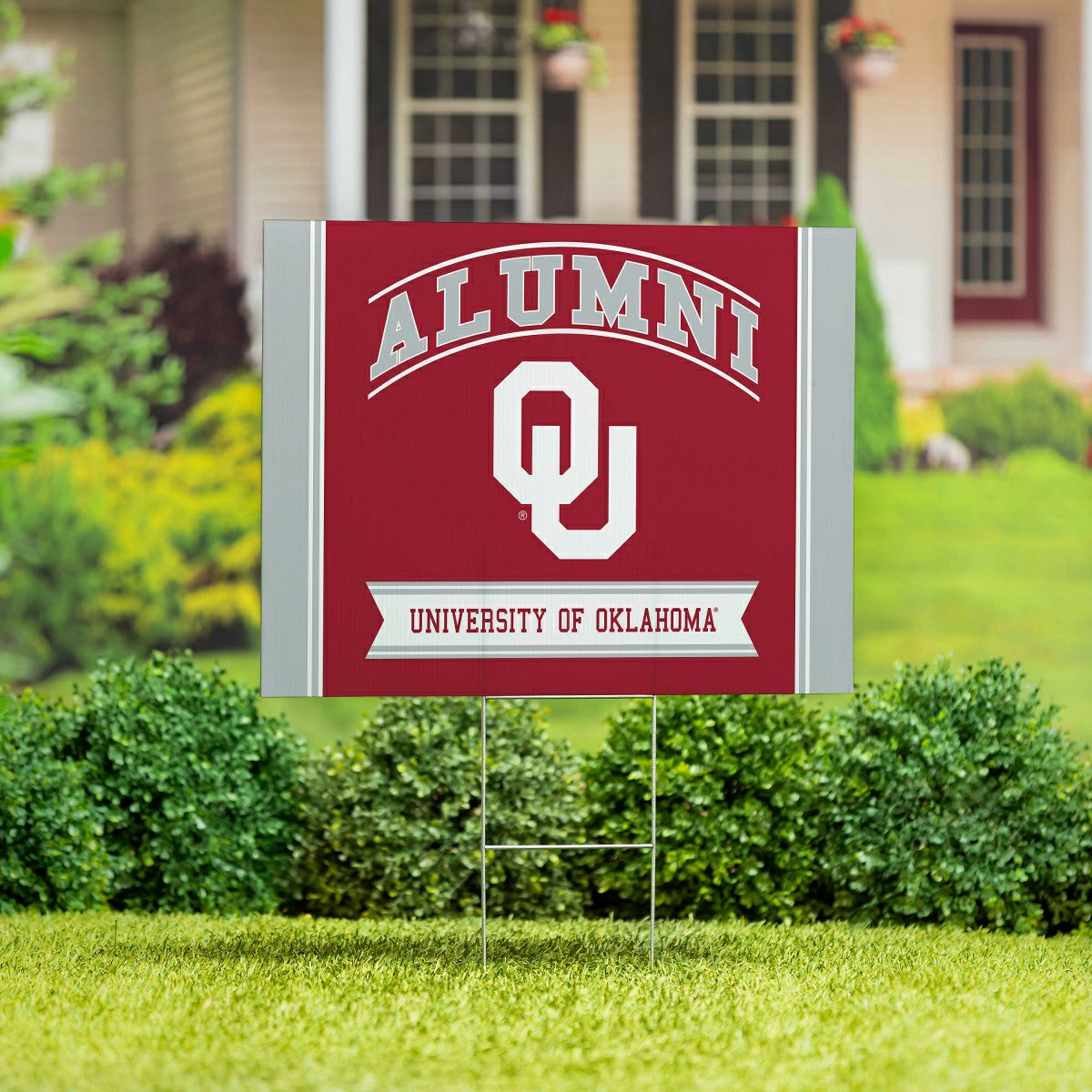 University of Oklahoma Coroplast Yard Sign Alumni, Collegiate, Home