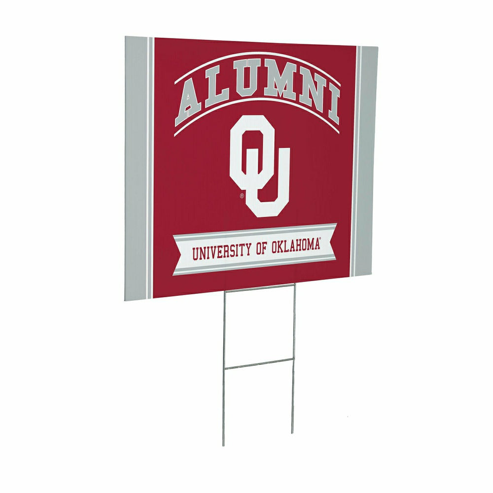 University of Oklahoma Coroplast Yard Sign Alumni, Collegiate, Home