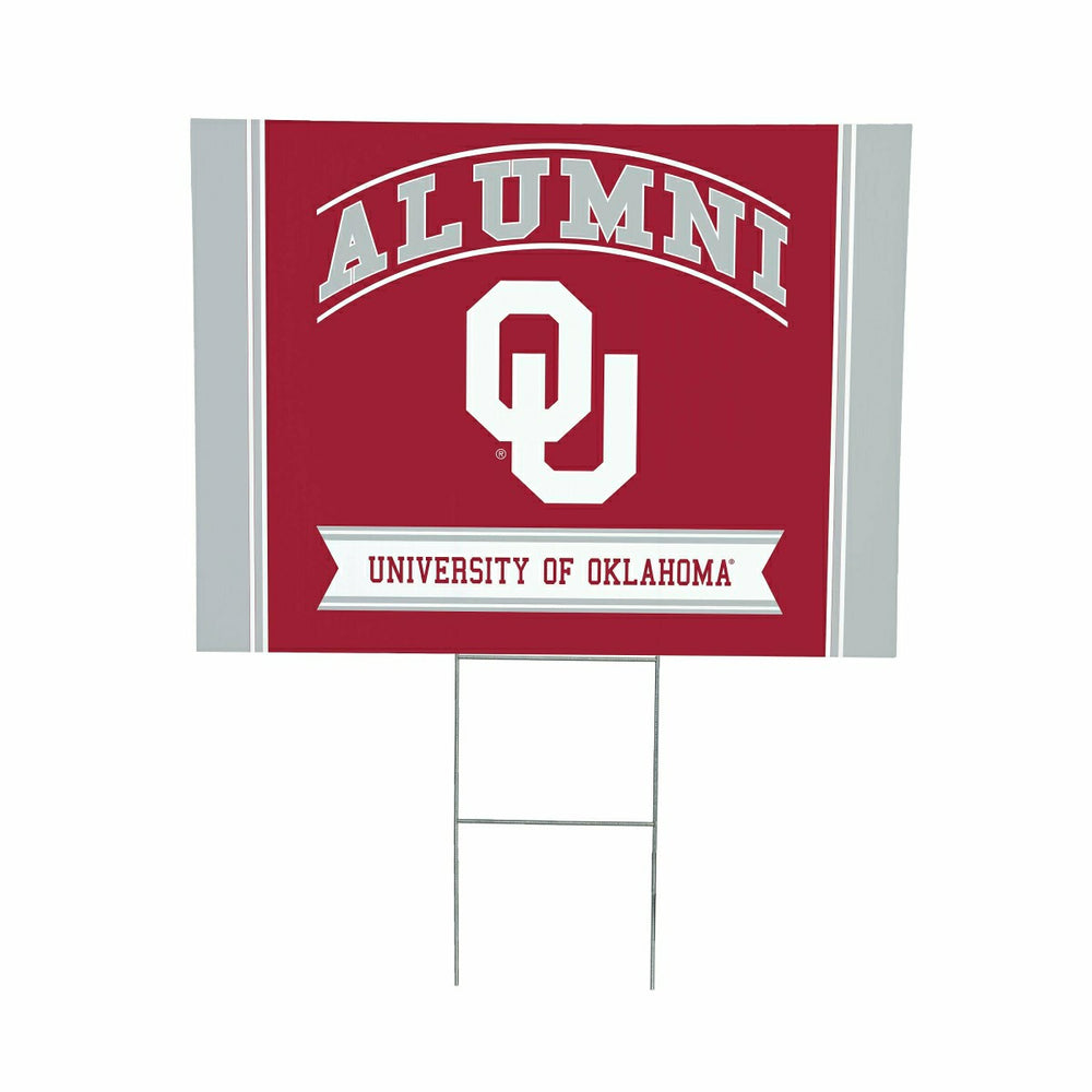 University of Oklahoma Coroplast Yard Sign Alumni, Collegiate, Home