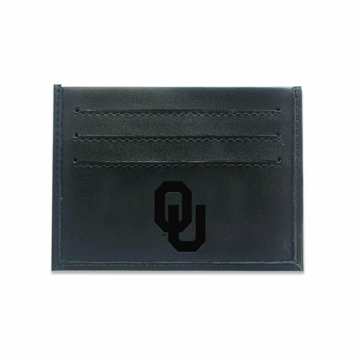 Front Pocket Wallet w/ RFID Blocking, University of Oklahoma, Black, Collegiate, Home
