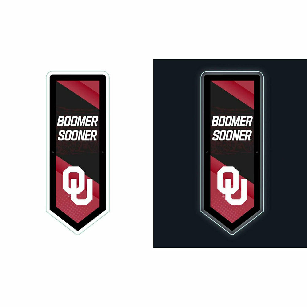 LED Wall Decor, Pennant, University of Oklahoma, Collegiate, Home
