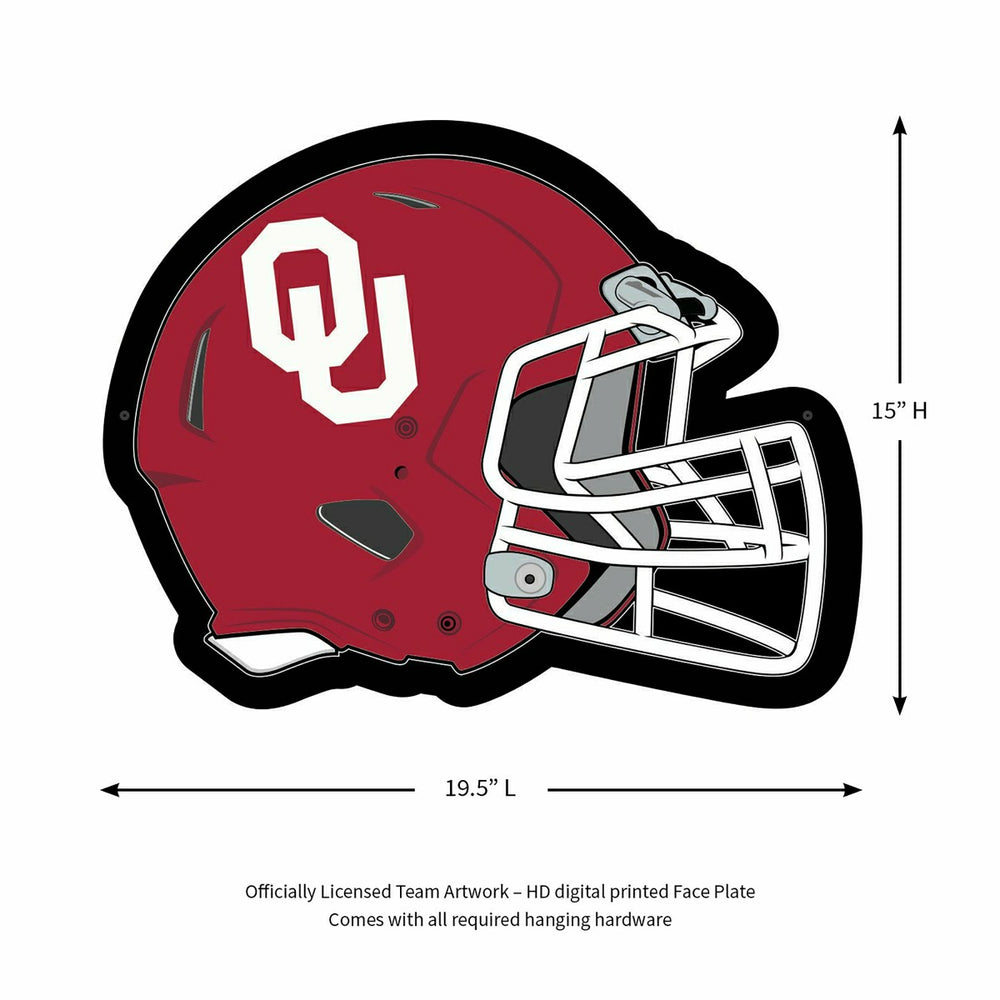 LED Wall Decor, Helmet, University of Oklahoma, Collegiate, Home