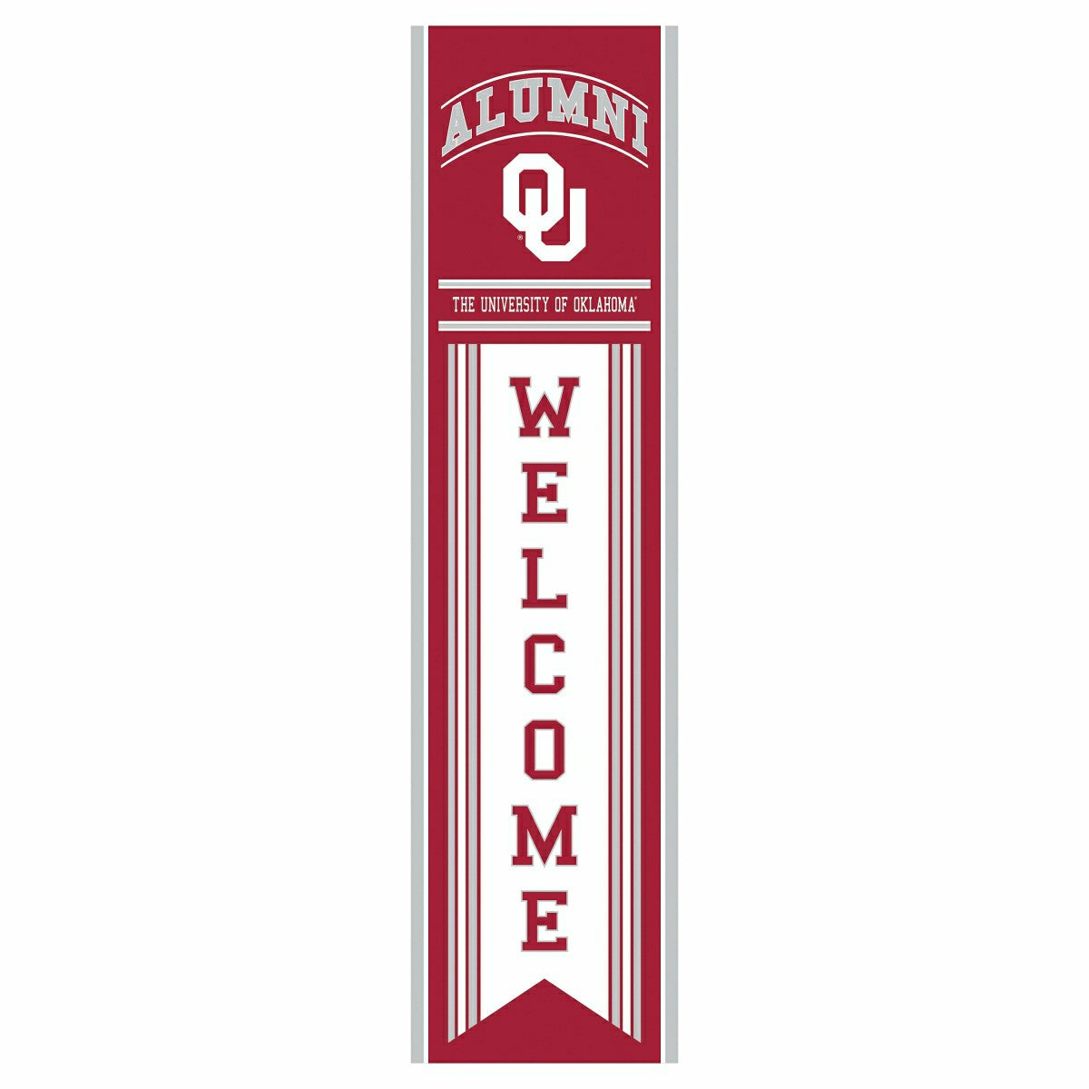 University of Oklahoma Alumni Single Sided Large Leaner, 46", Collegiate, Home