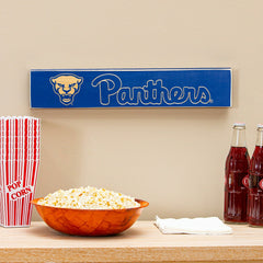 University of Pittsburgh Engraved Wood Sign, 3.5" x 18", Collegiate, Home
