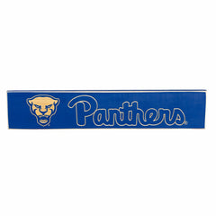 University of Pittsburgh Engraved Wood Sign, 3.5" x 18", Collegiate, Home