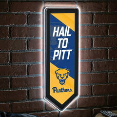 LED Wall Decor, Pennant, University of Pittsburgh, Collegiate, Home