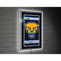 University of Pittsburgh College Rectangle Neolite LED Decor, Collegiate, Home