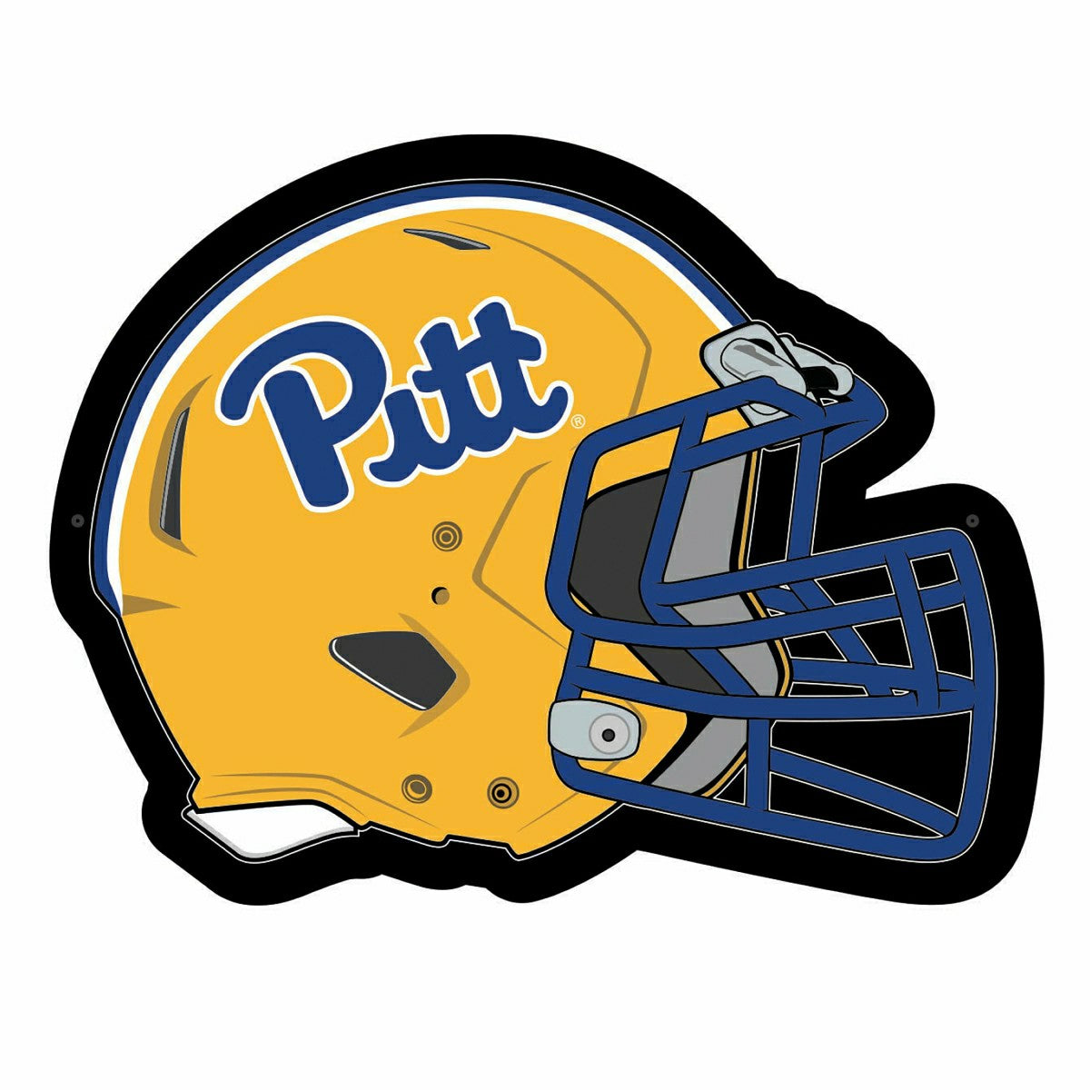 LED Wall Decor, Helmet, University of Pittsburgh, Collegiate, Home