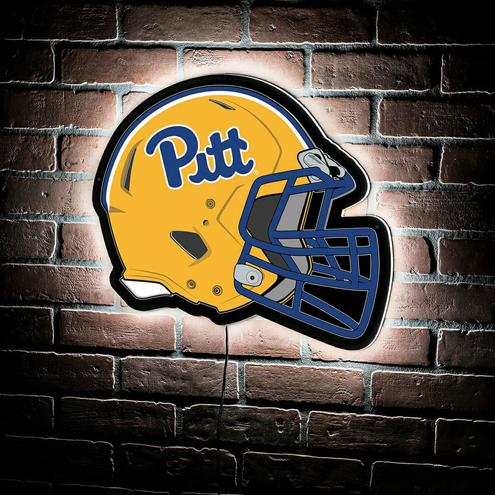 LED Wall Decor, Helmet, University of Pittsburgh, Collegiate, Home