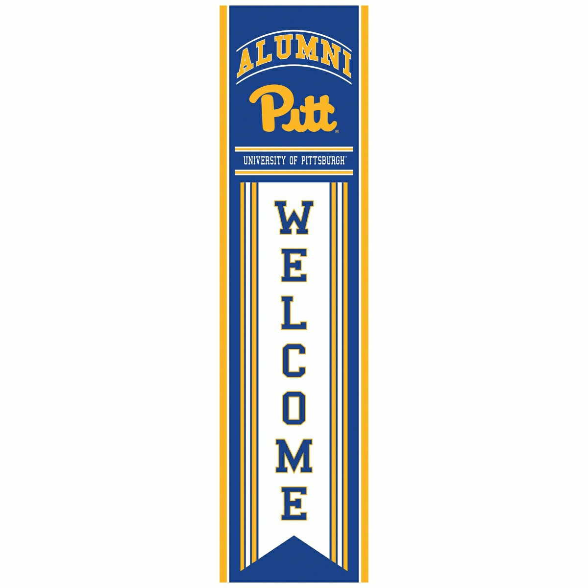 University of Pittsburgh Alumni Single Sided Large Leaner, 46", Collegiate, Home