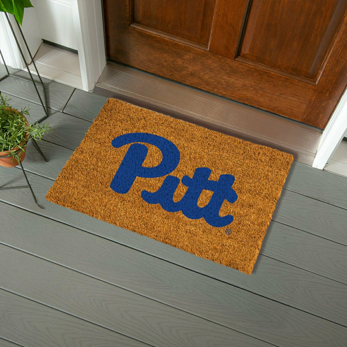 Coir Mat, 16"x28", University of Pittsburgh, Collegiate
