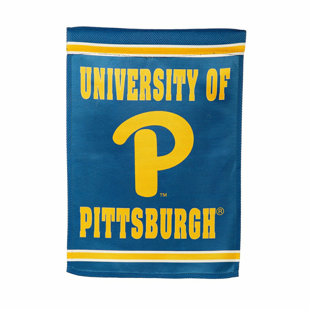 Embossed Suede Flag, GDN Size, University of Pittsburgh, Collegiate, Home