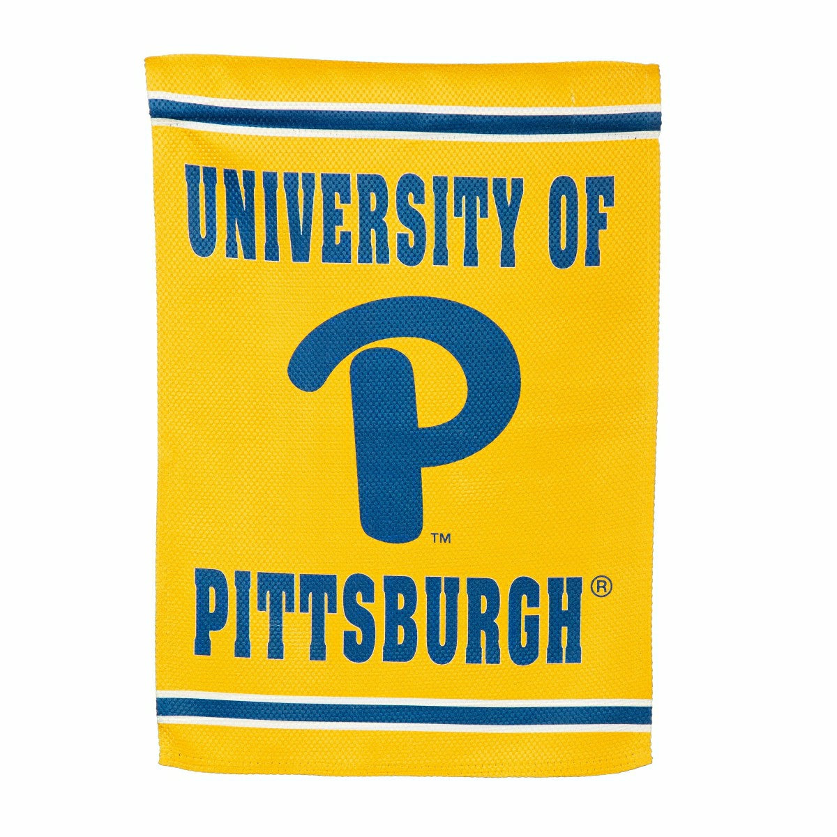 Embossed Suede Flag, GDN Size, University of Pittsburgh, Collegiate, Home