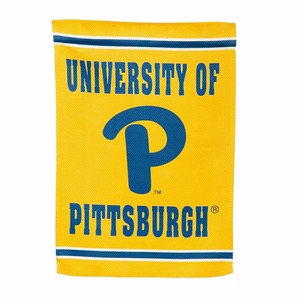 Embossed Suede Flag, GDN Size, University of Pittsburgh, Collegiate, Home
