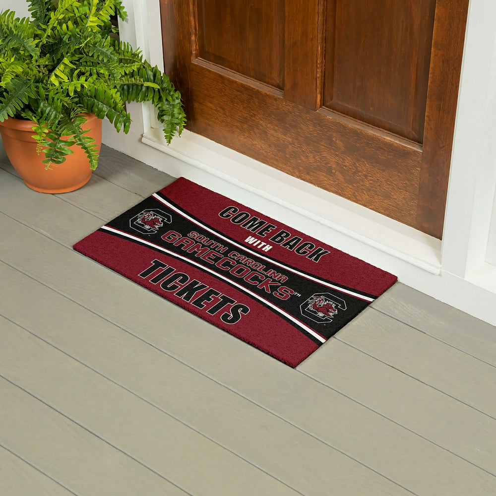28" x 16" PVC Trapper Mat, Come Back with Tickets, University of South, Collegiate