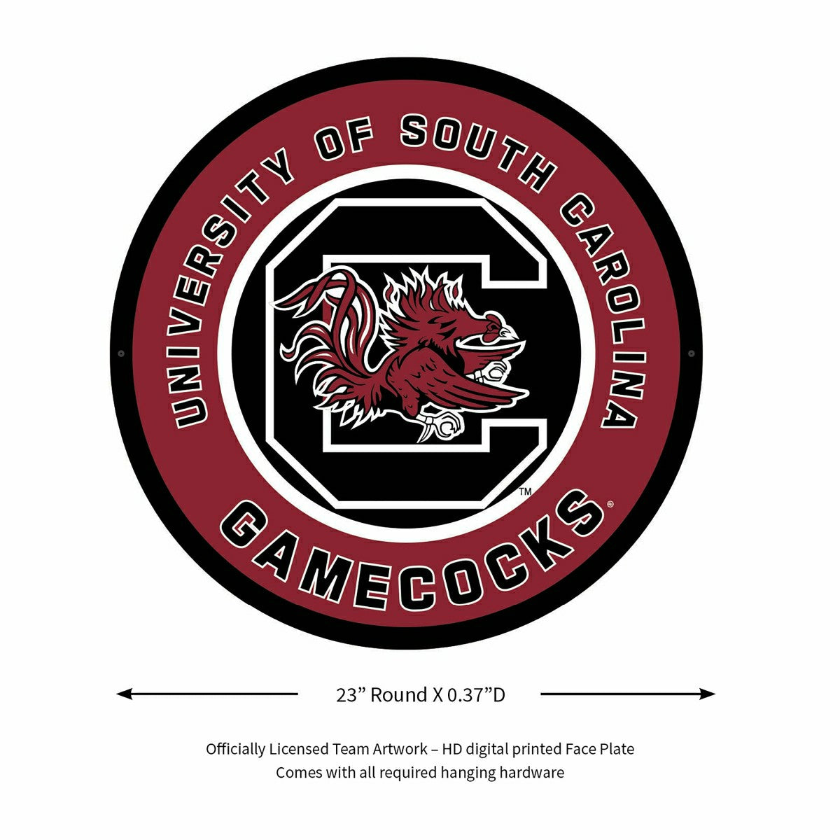 LED Wall Decor, Round, University of South Carolina, Collegiate, Home