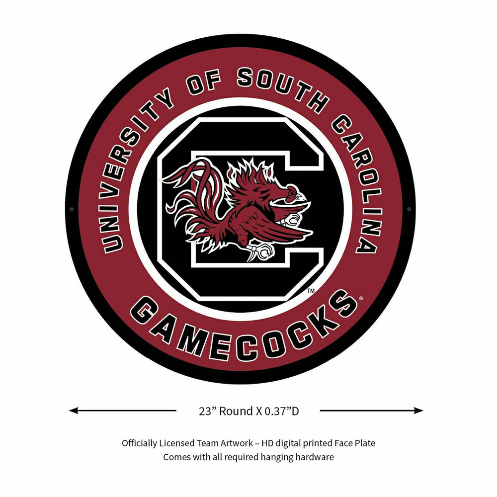 LED Wall Decor, Round, University of South Carolina, Collegiate, Home