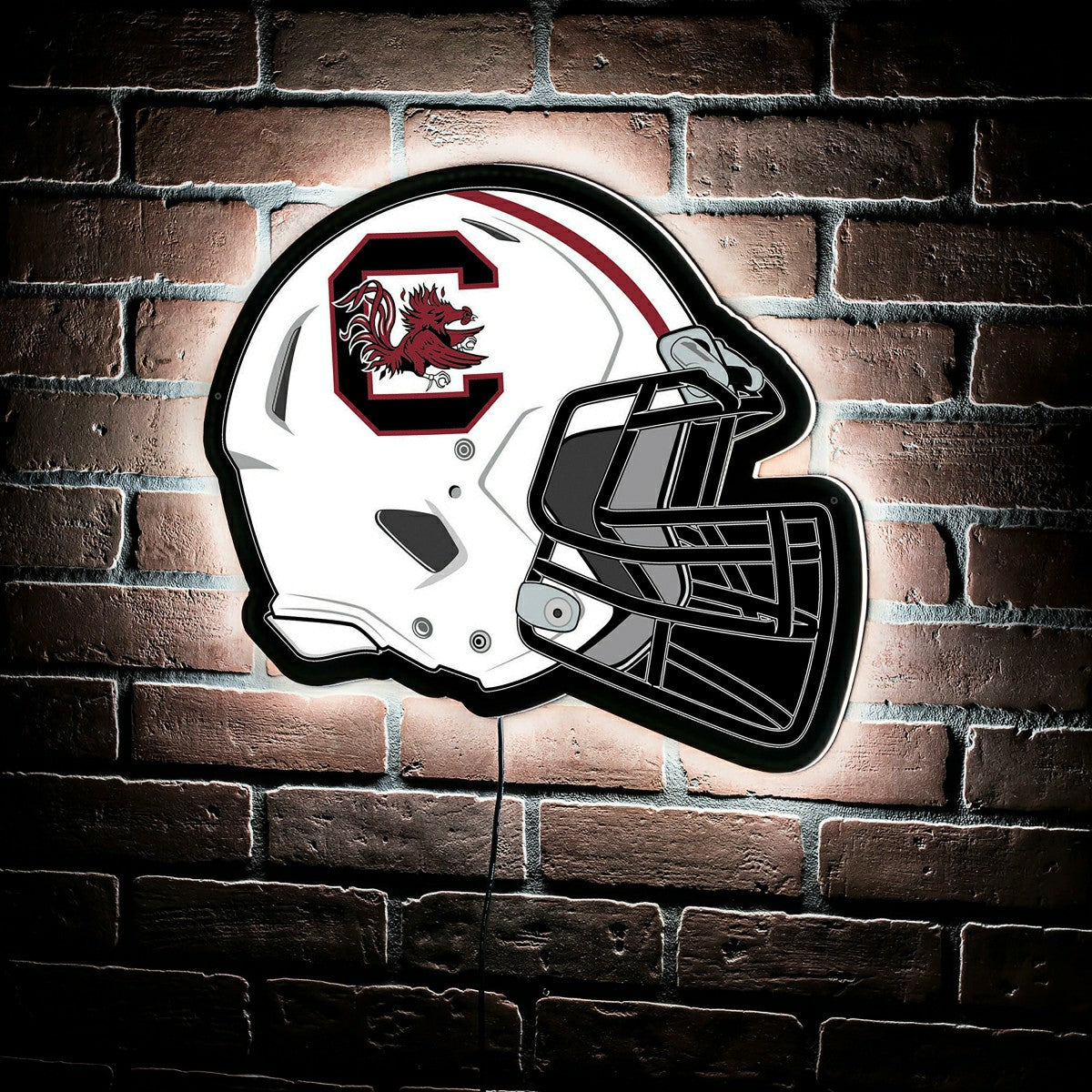 LED Wall Decor, Helmet, University of South Carolina, Collegiate, Home
