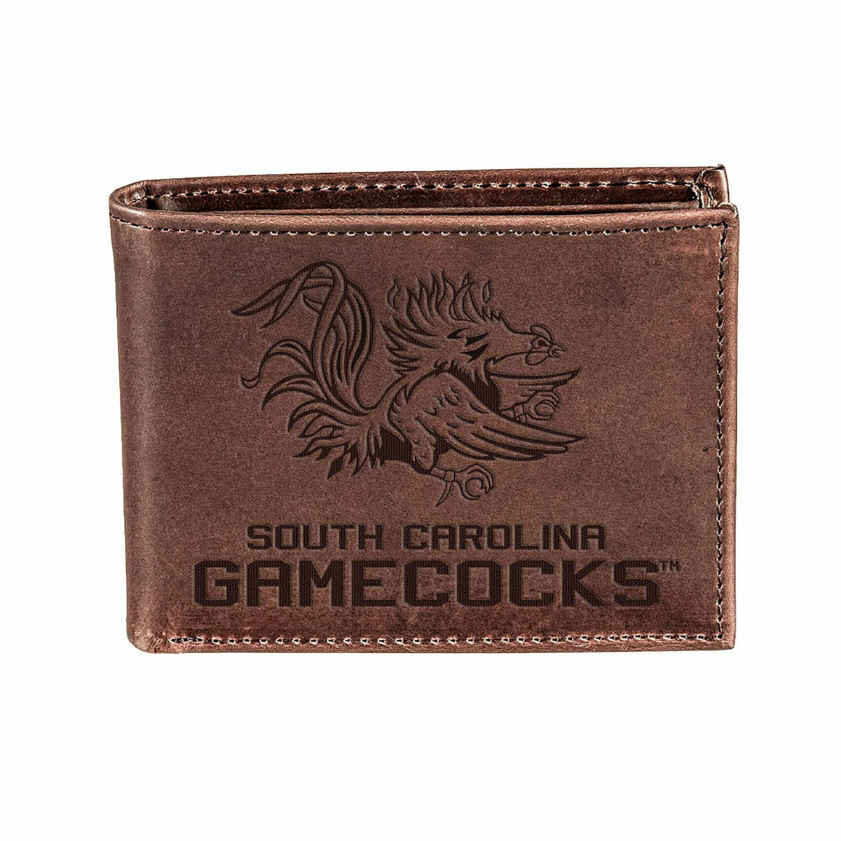 University of South Carolina, Bi-Fold Wallet, Brown, CH, 100% Genuine , Collegiate, Home