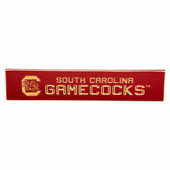 University of South Carolina Engraved Wood Sign, 3.5" x 18", Collegiate, Home