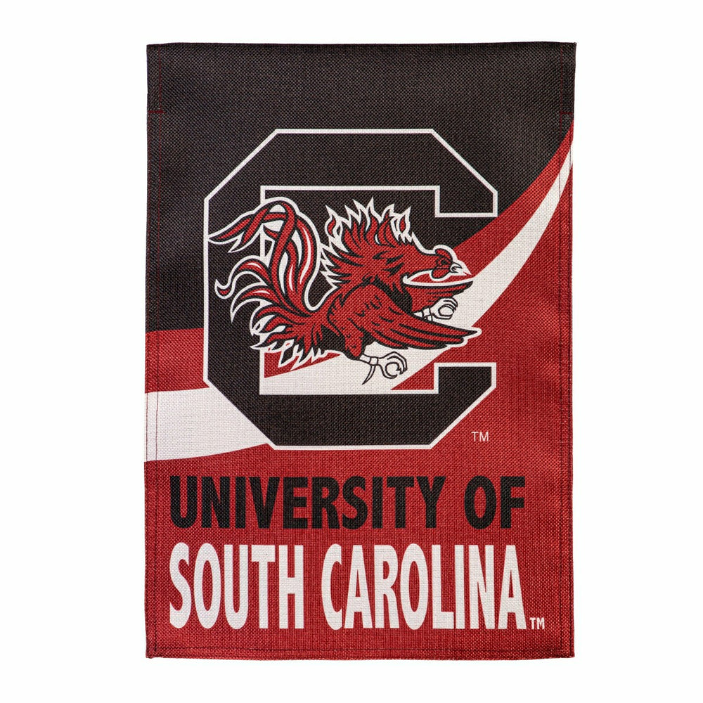 University of South Carolina Burlap Flag GDN Size, Collegiate, Home