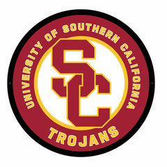 LED Wall Decor, Round, University of Southern California, Collegiate, Home