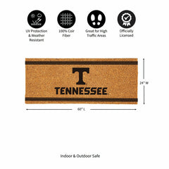 University of Tennessee Extra Large One Color Coir Mat, 60"x24", Collegiate