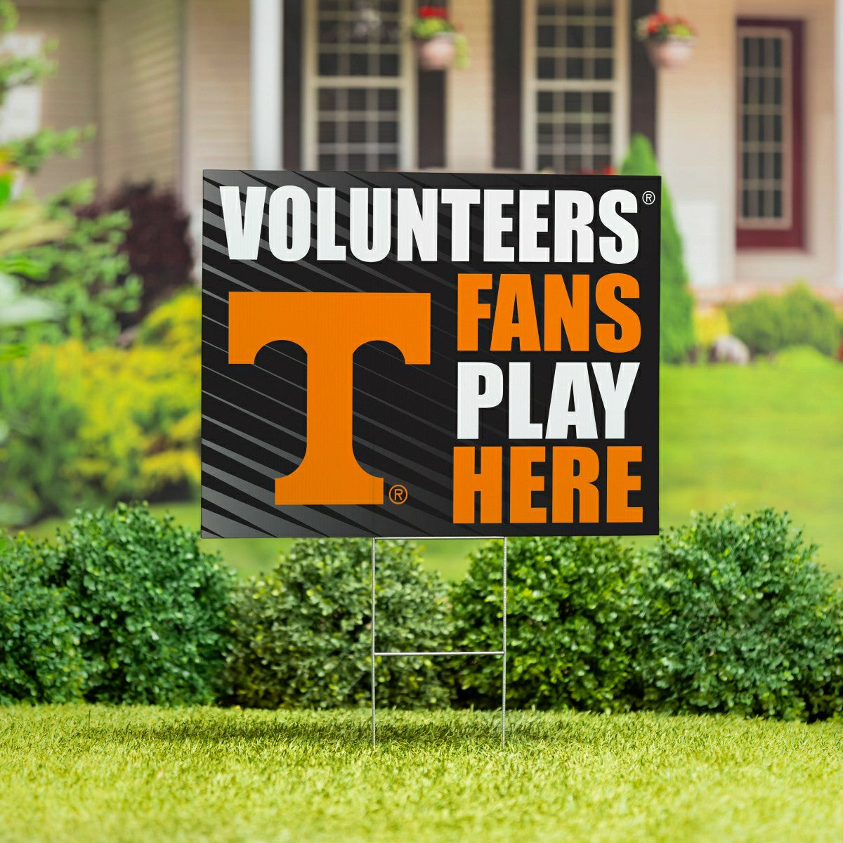University of Tennessee Coroplast Yard Sign "Fans Play Here", Collegiate, Home