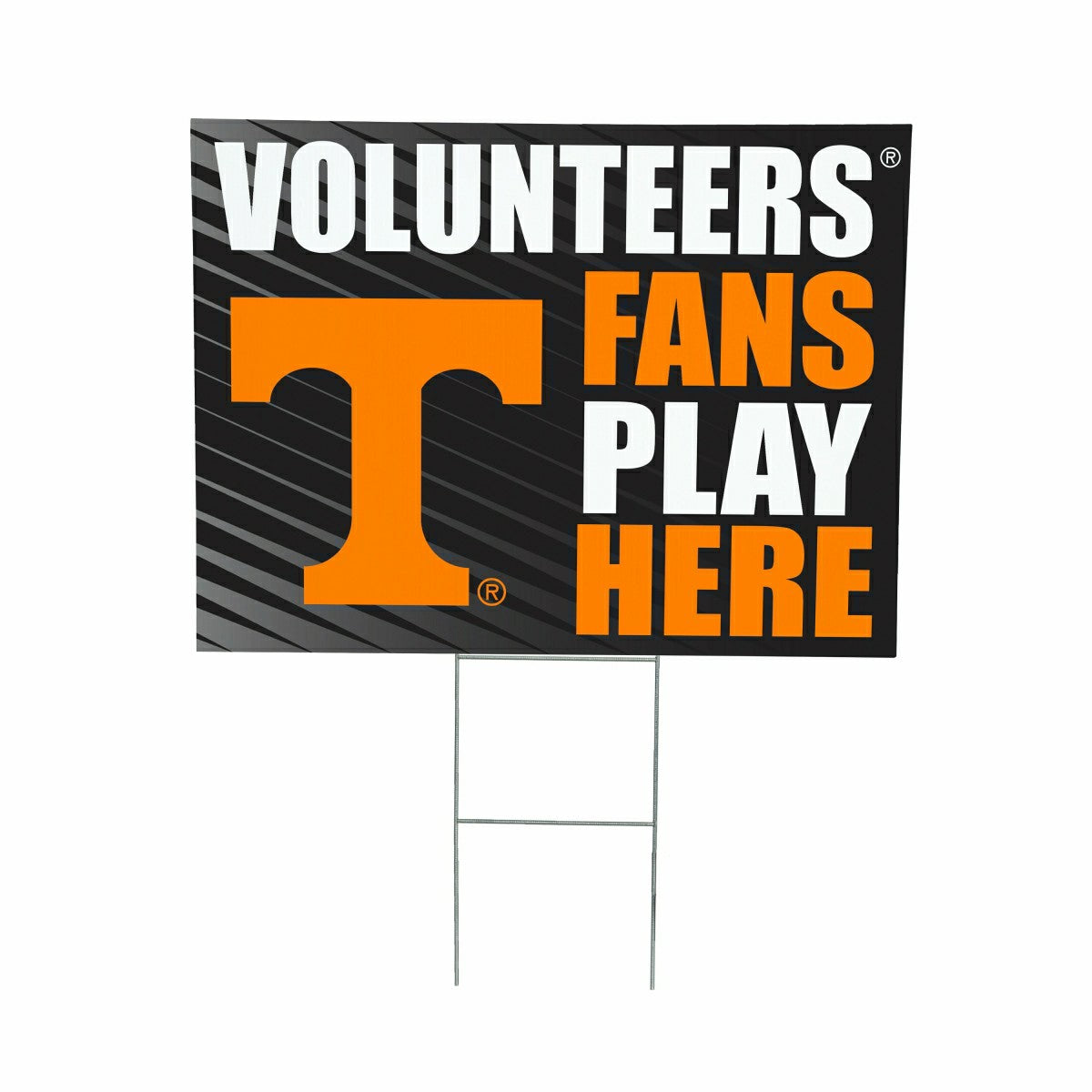 University of Tennessee Coroplast Yard Sign "Fans Play Here", Collegiate, Home